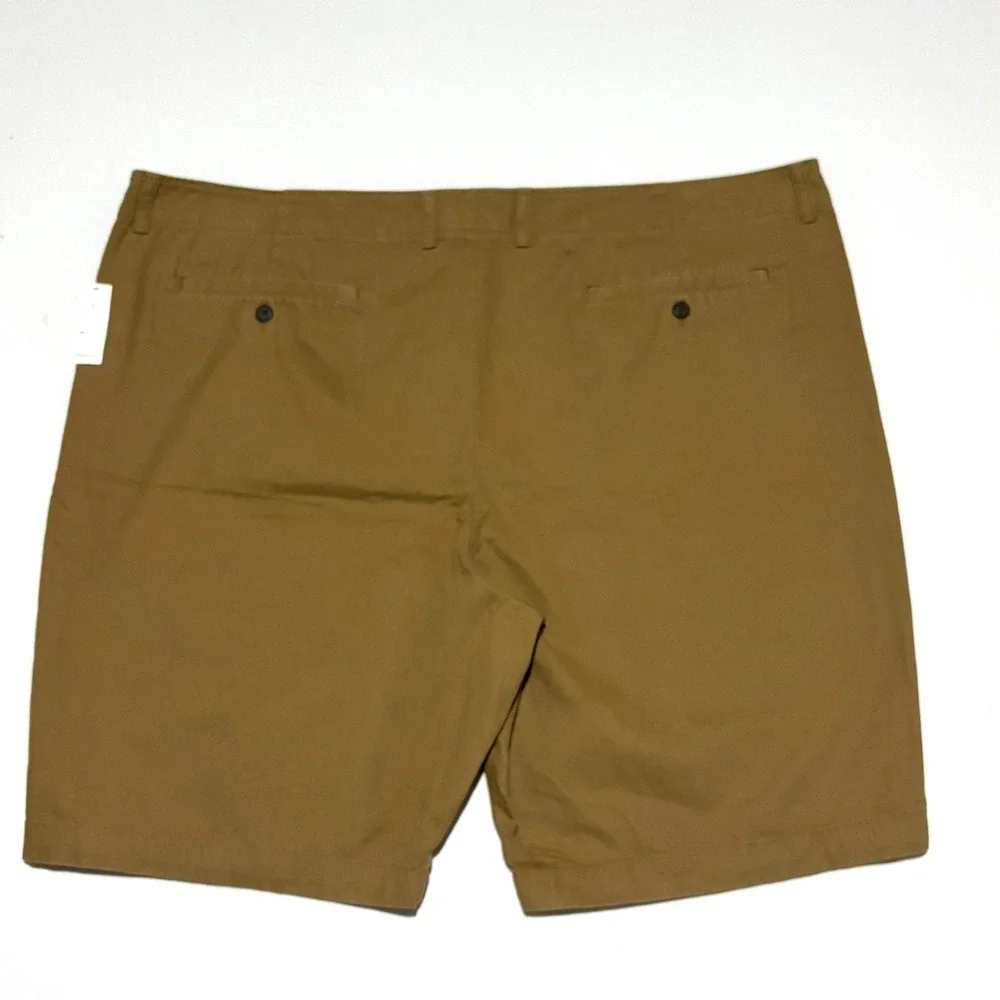 New Old Navy‎ Chino Shorts Mens 48 Tan Ultimate Flat Front Cotton